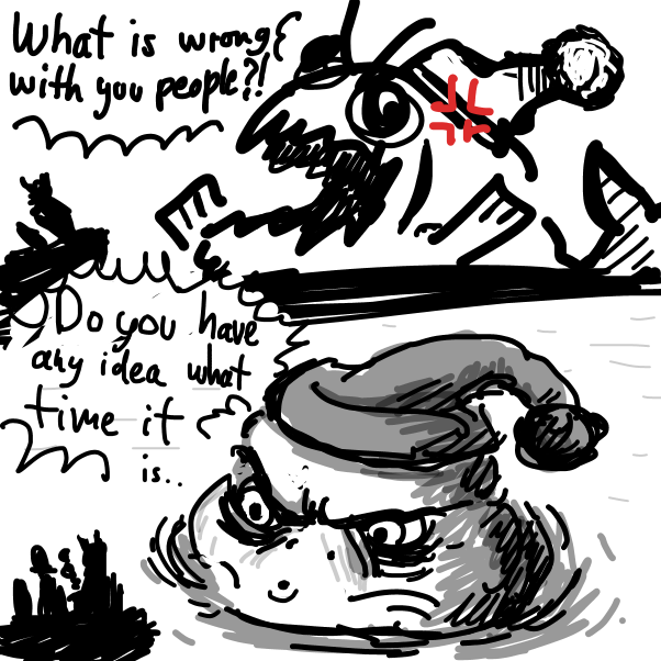 Drawing in Part 5: Lights out! by peyoalt