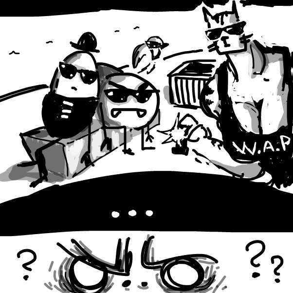 these dudes are about to drop the hottest album of the year
 - Online Drawing Game Comic Strip Panel by Peyocay