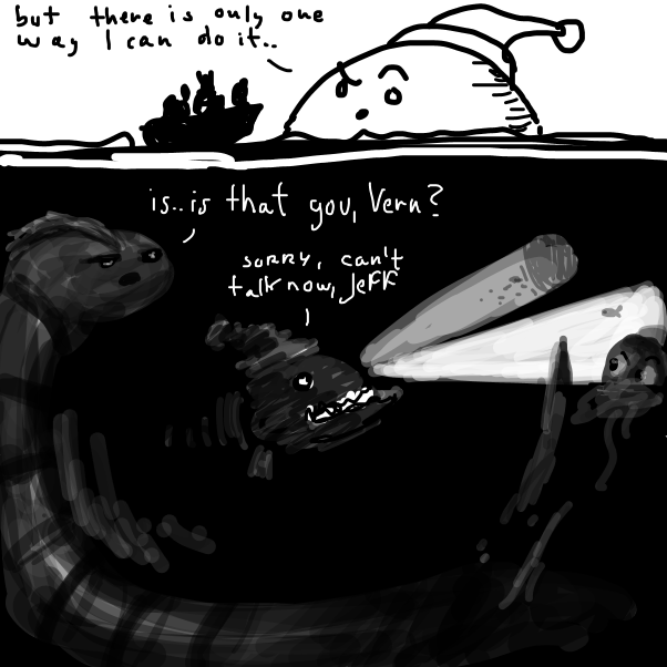 Drawing in Part 6: Big Fish by peyoalt