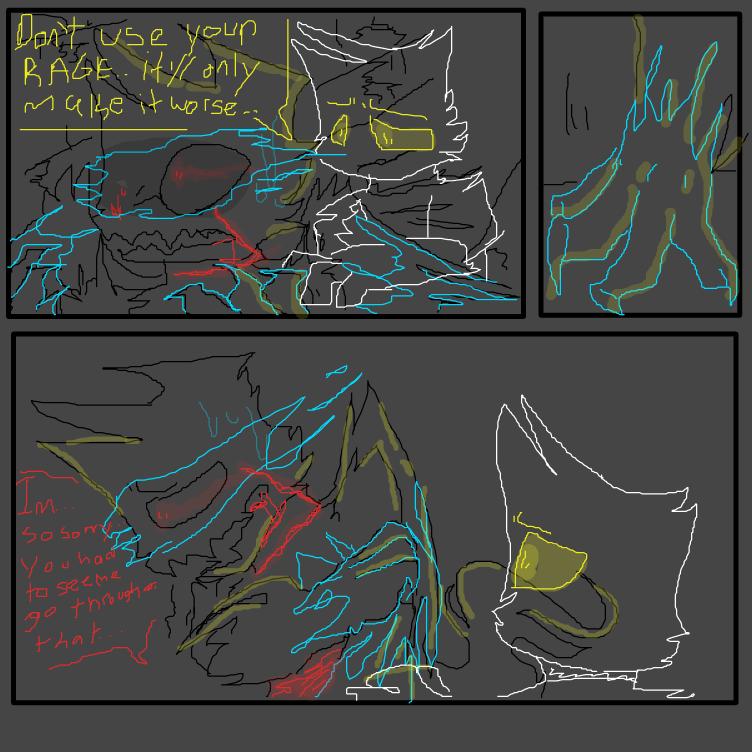  - Online Drawing Game Comic Strip Panel by OneWithTheShadows