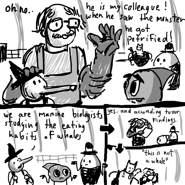 Drawing in Part 6: Big Fish by peyoalt