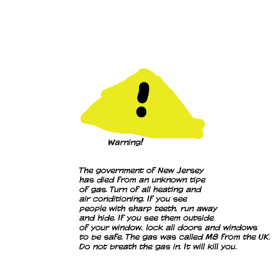 Drawing in Creepy TV Message  by amongus