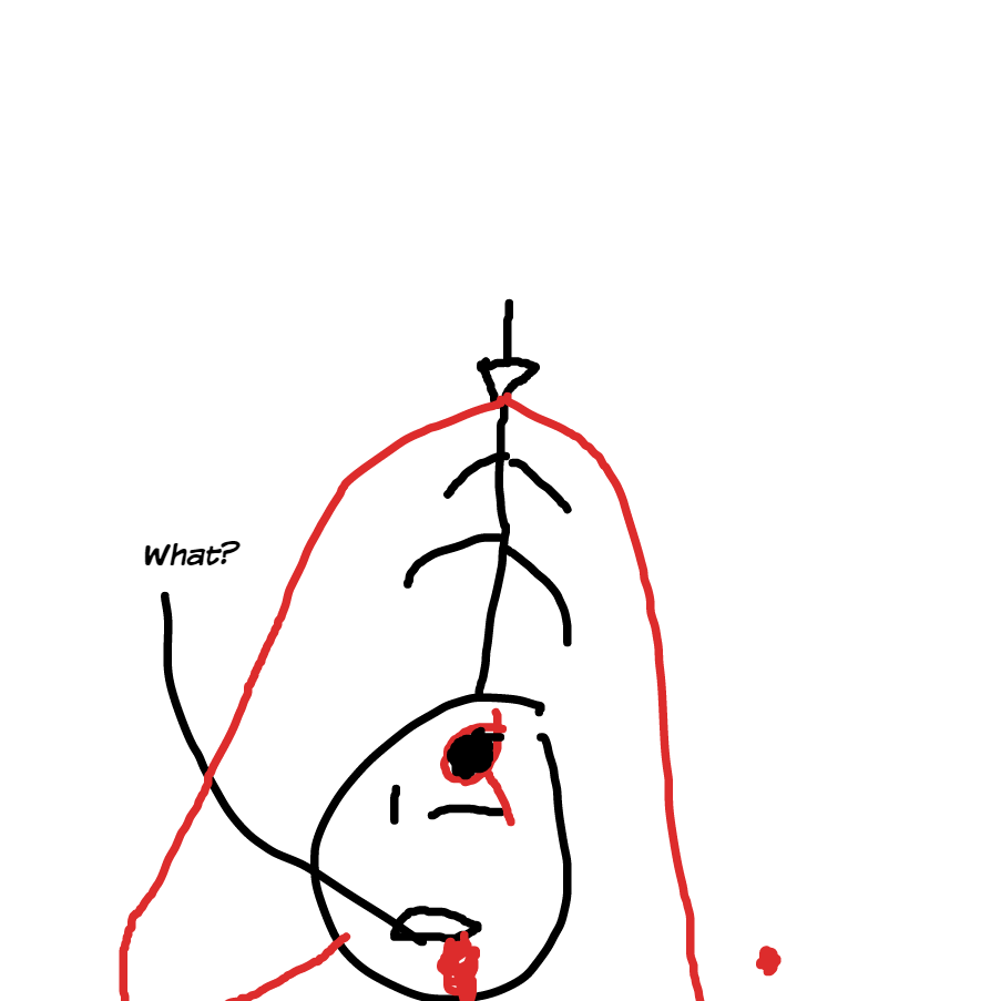 Drawing in The end of the world... by amongus