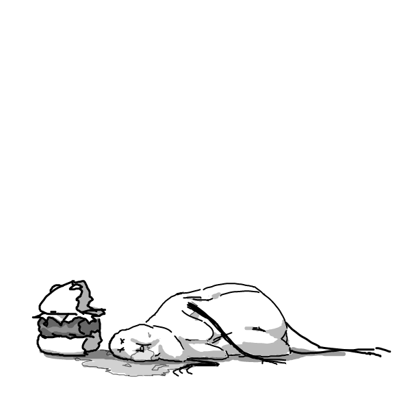 Drawing in McDonalds bigmac by DiarrheaSmoothie16