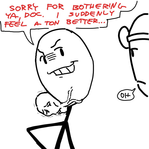 Drawing in Doctor Visit by DiarrheaSmoothie16