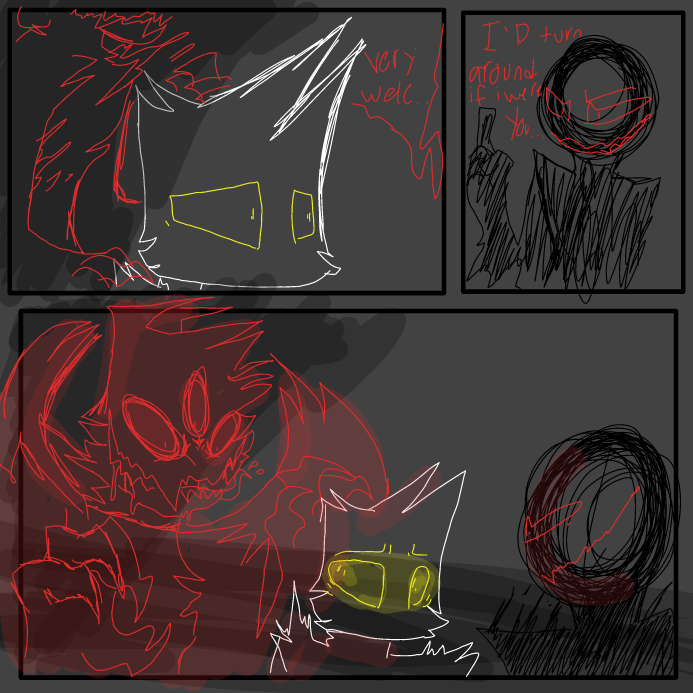  - Online Drawing Game Comic Strip Panel by OneWithTheShadows