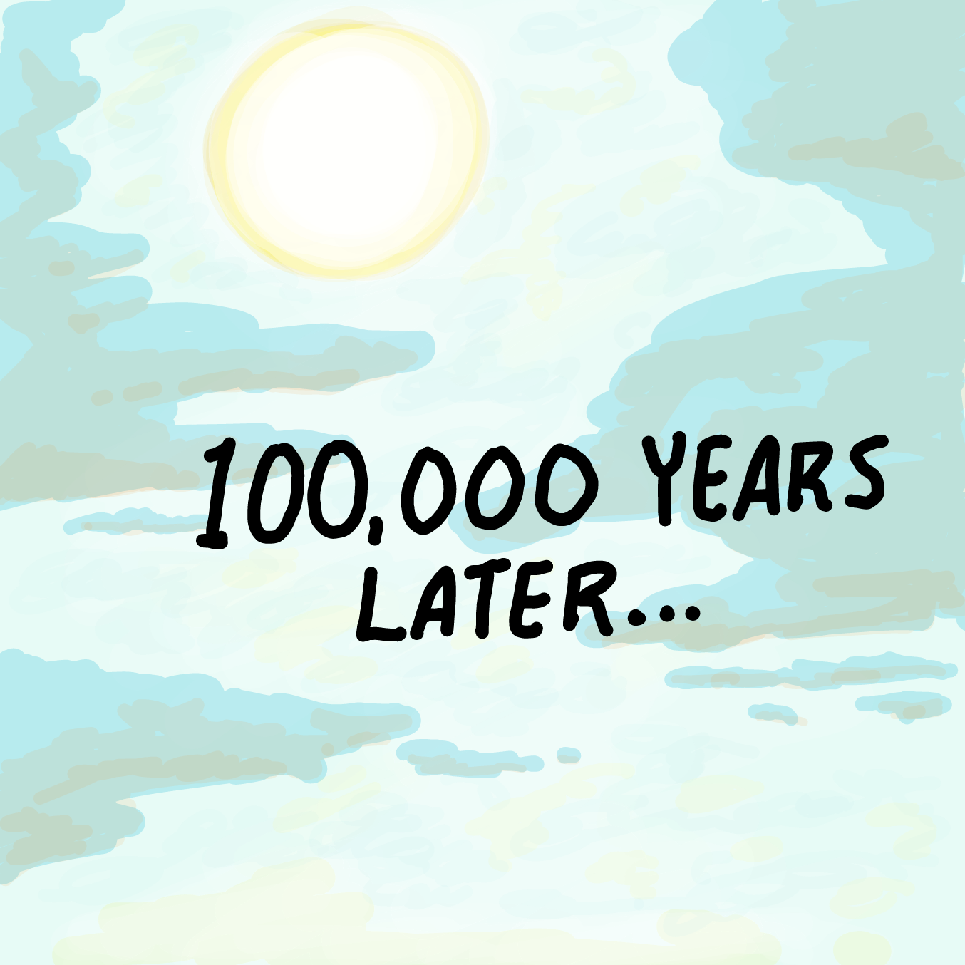 Drawing in Sands Of Time by Wizard Croissant