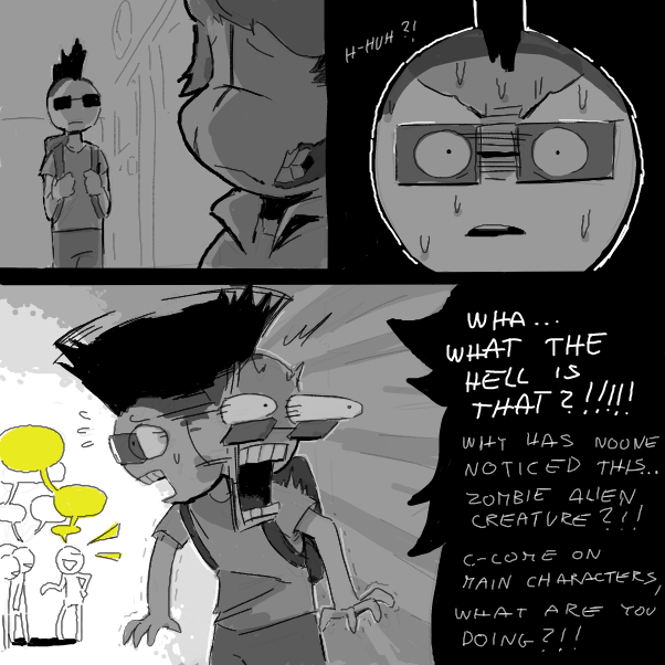 Drawing in Main character — by DiarrheaSmoothie16