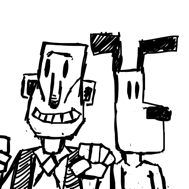 wallace and gromit returns to monkey island
 - Online Drawing Game Comic Strip Panel by Peyocay