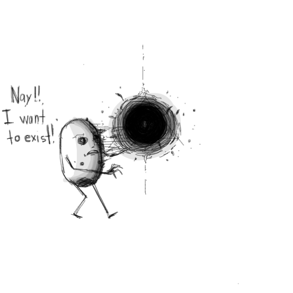 Drawing in circle by Cat Person