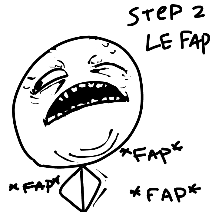 Drawing in Troll Face by Femboyblox