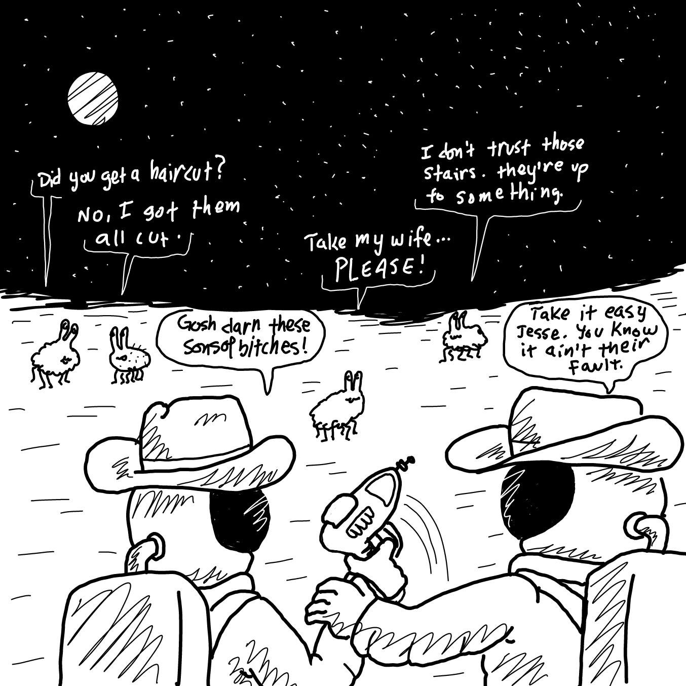 Drawing in Final Frontiersmen by Wizard Croissant