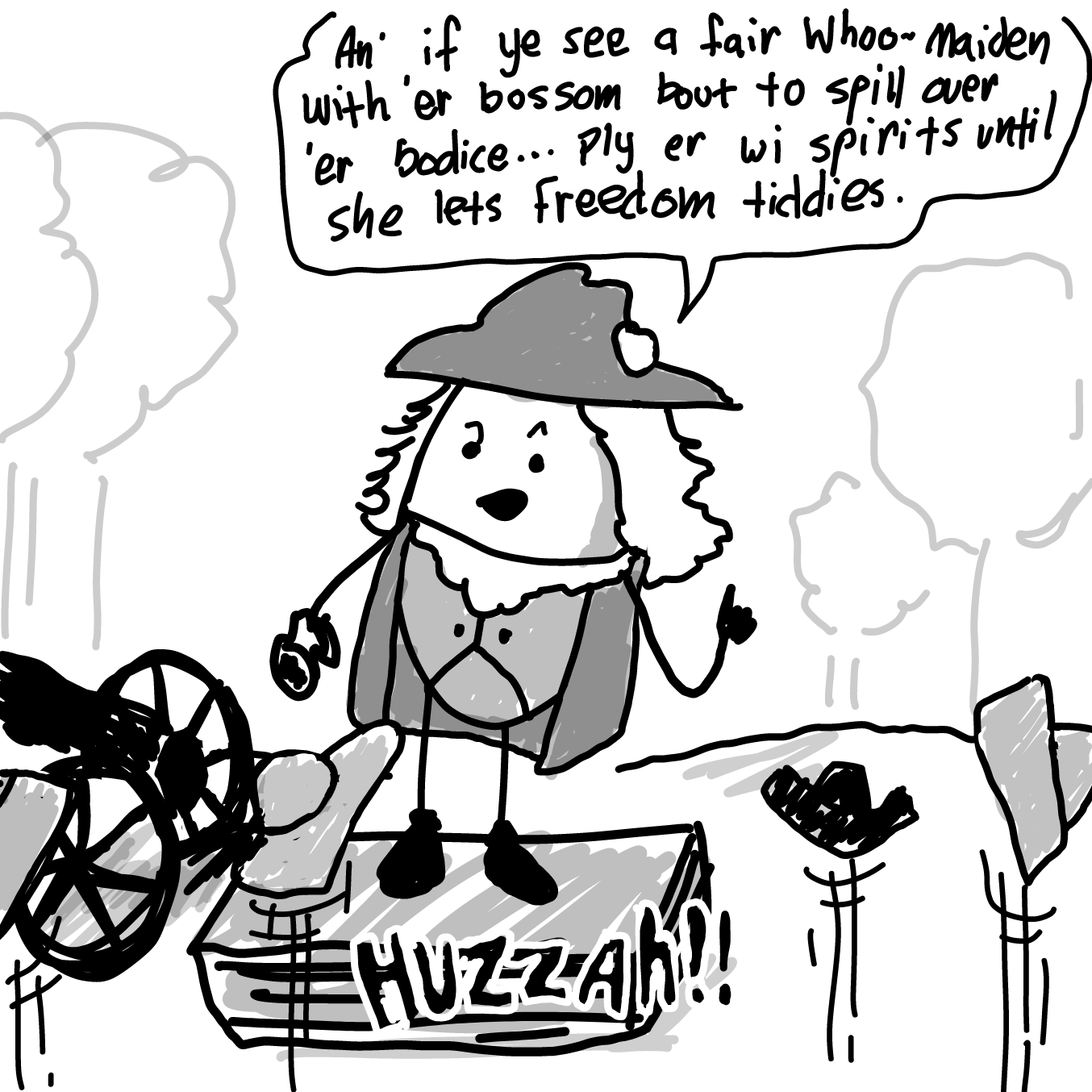 Drawing in forthofjulay by Wizard Croissant