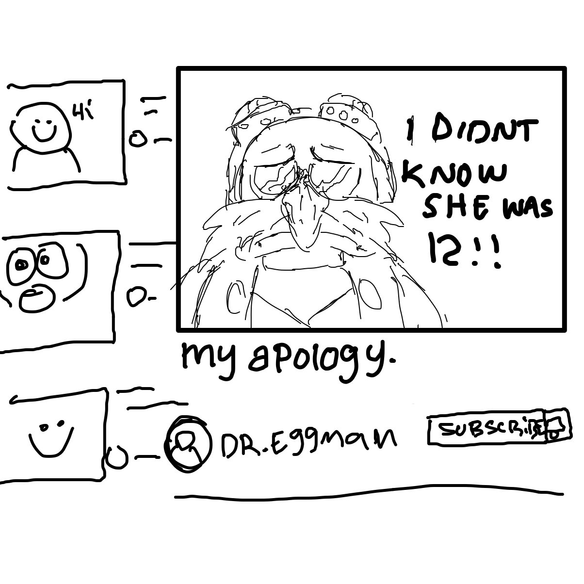  - Online Drawing Game Comic Strip Panel by Limeleaf 