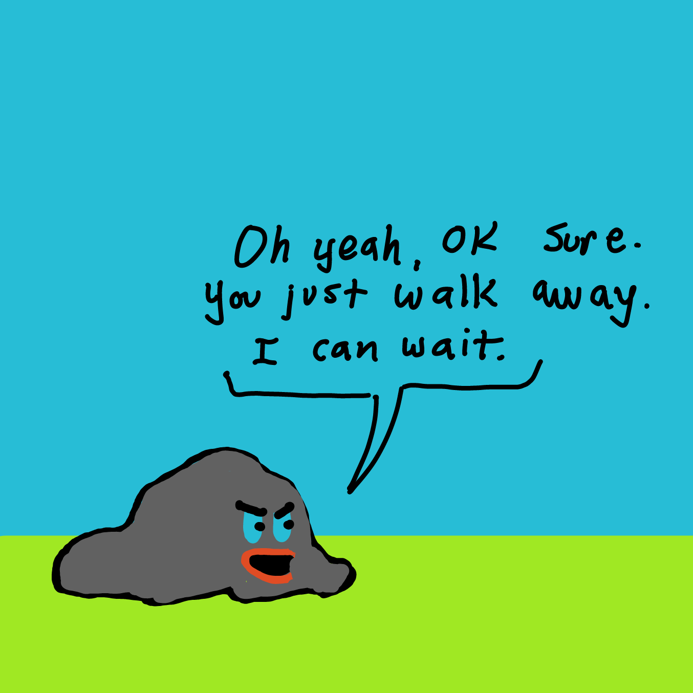 Drawing in The cycle of a rock by Wizard Croissant