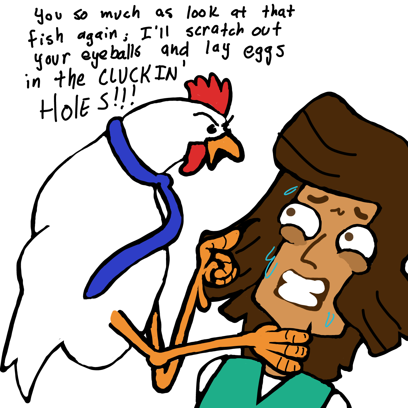 Drawing in *cackle* by Wizard Croissant