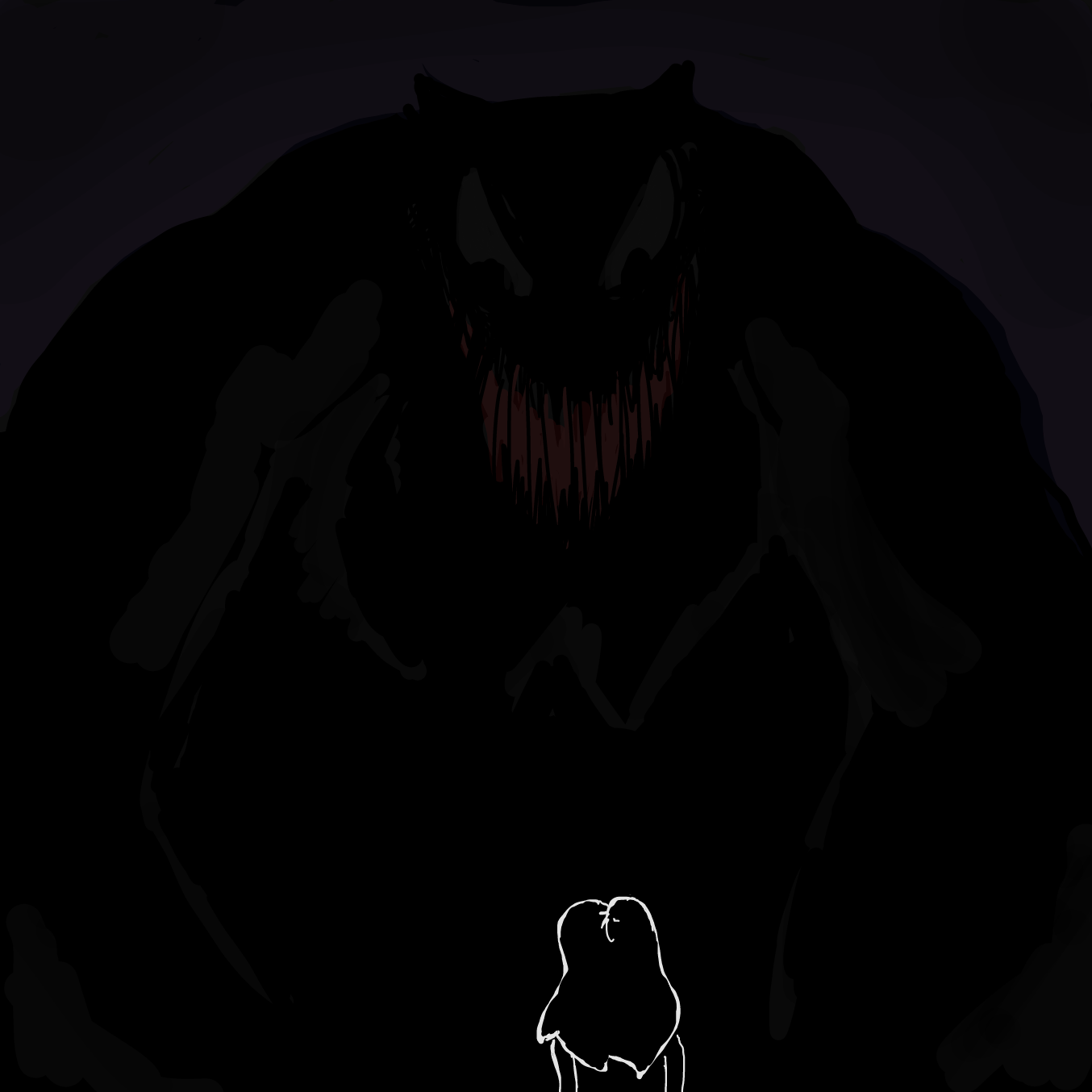 Drawing in skittles by Wizard Croissant