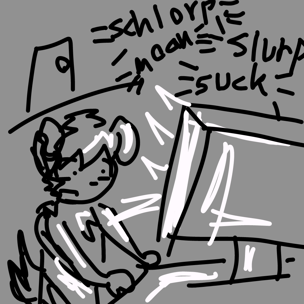 Drawing in Me and my girlfriend 2 by BunnilaWaffle