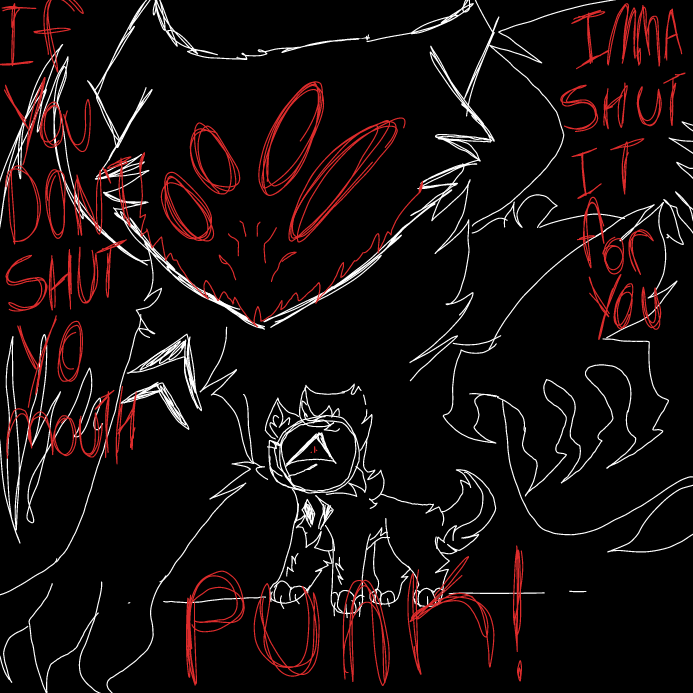 Drawing in Punk tactics by OneWithTheShadows