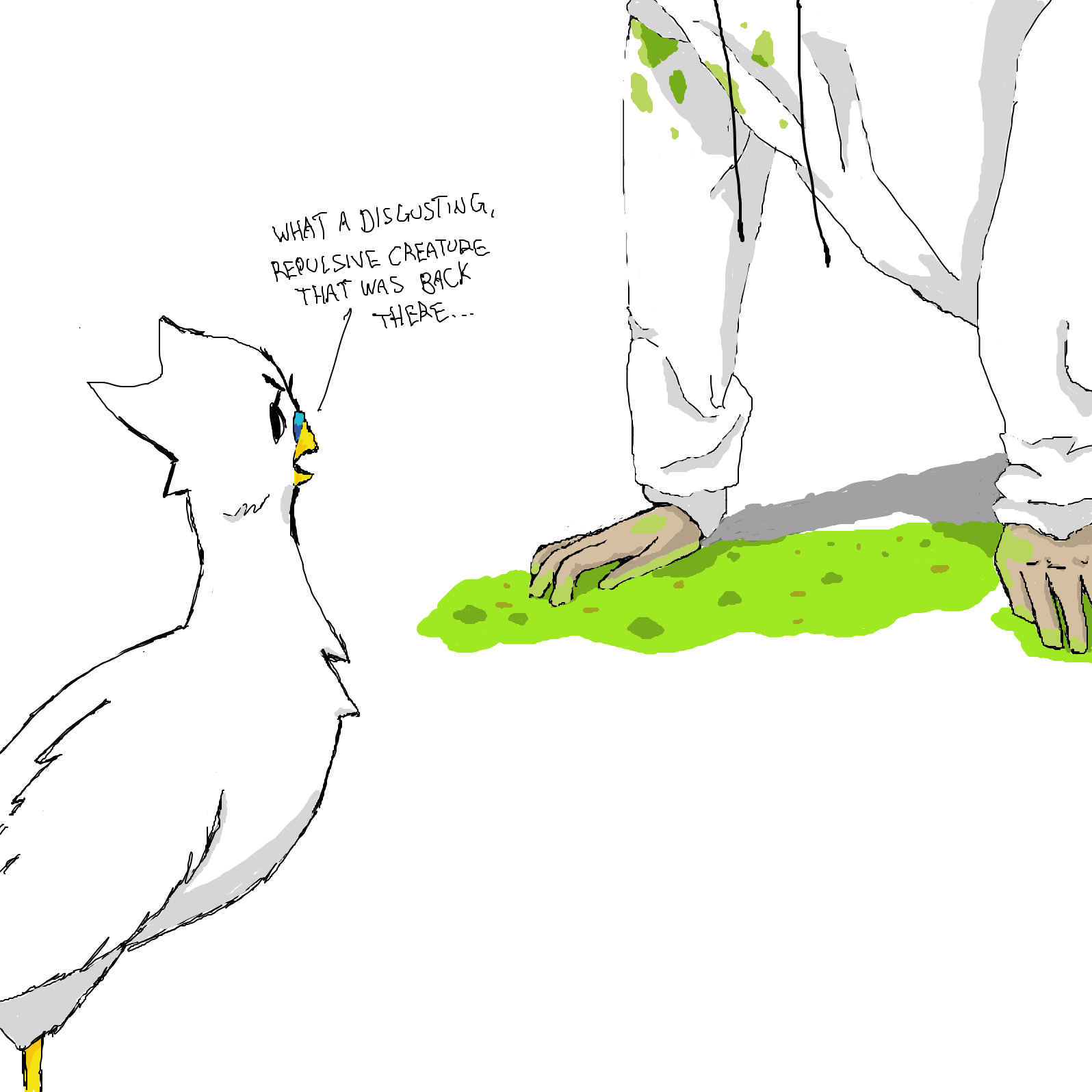  - Online Drawing Game Comic Strip Panel by Painovoima