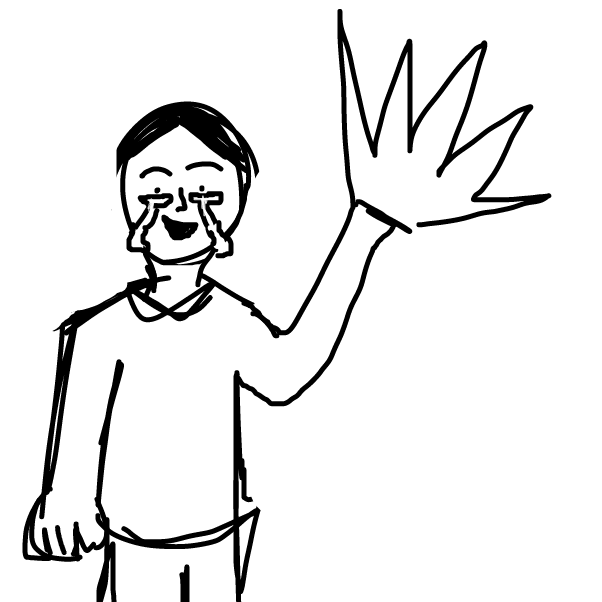 he abt to choose violence instead of kindness - Online Drawing Game Comic Strip Panel by zippereraser