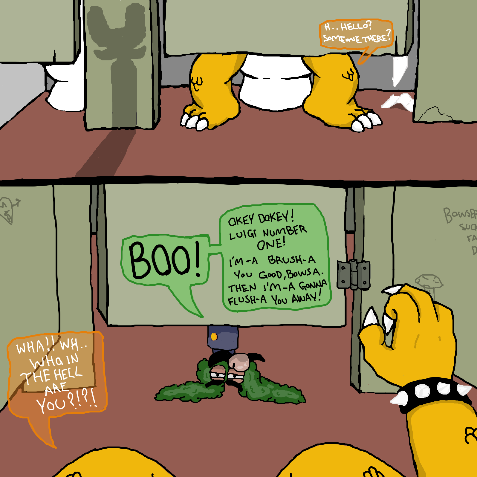  - Online Drawing Game Comic Strip Panel by Painovoima