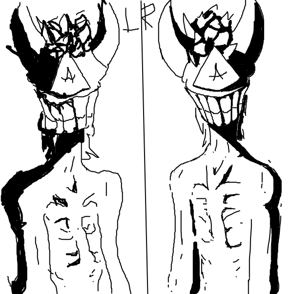 Drawing in Right and ůle by Veum