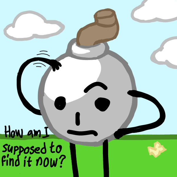 Drawing in Bomb Goes For an adventure by SeanTrunks