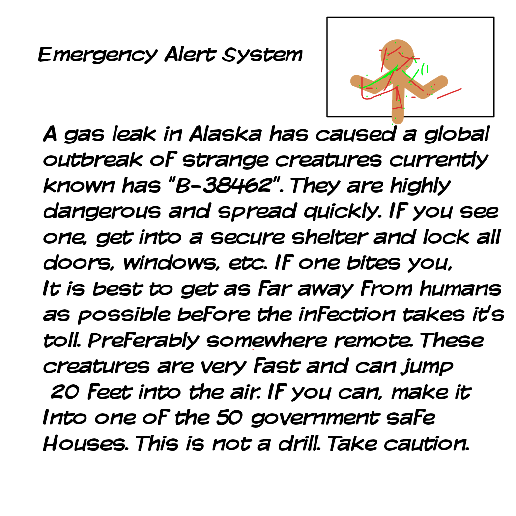 Drawing in Creepy TV Message 2 by Hellooooo