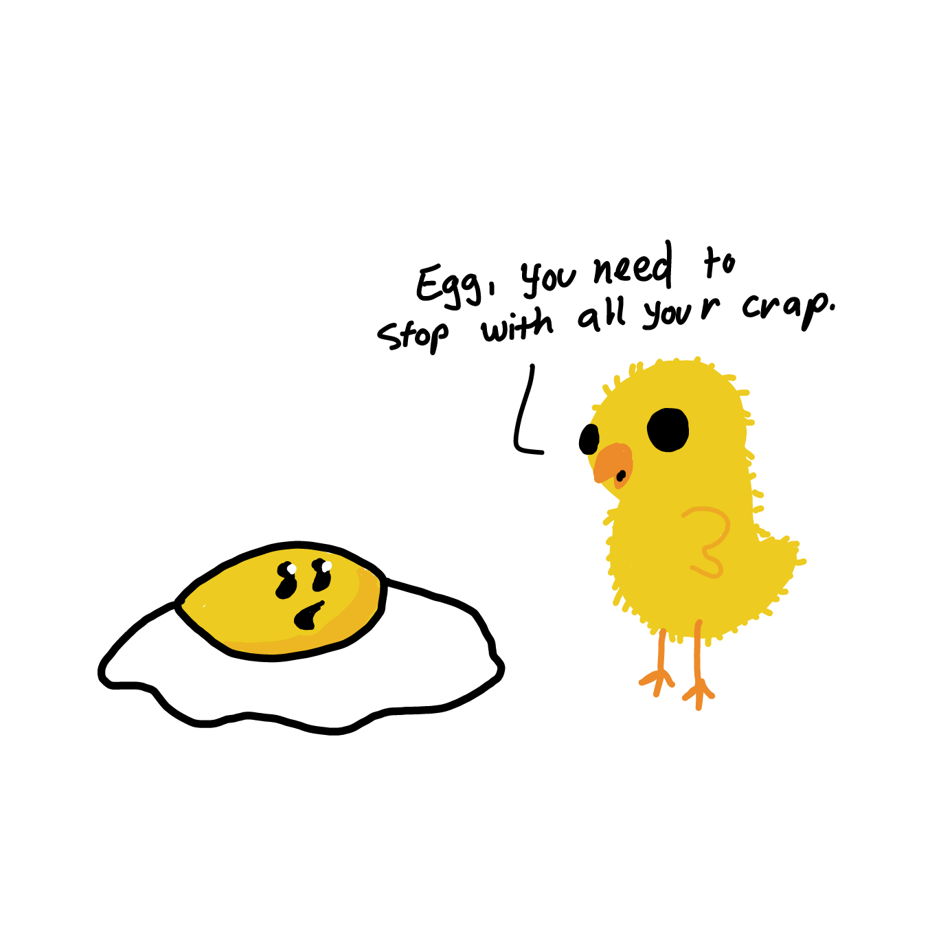 Drawing in Eg by Wizard Croissant