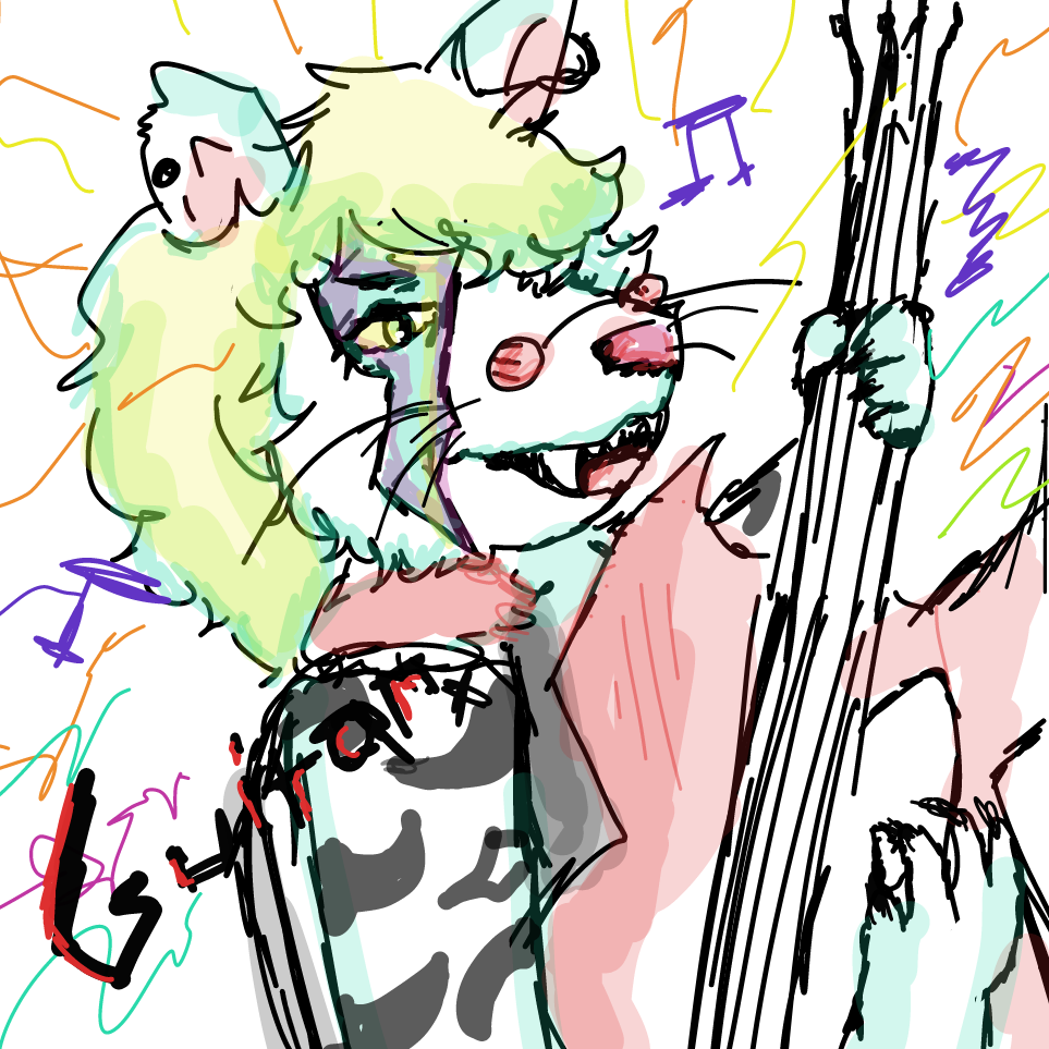 Drawing in make a band! by Aven