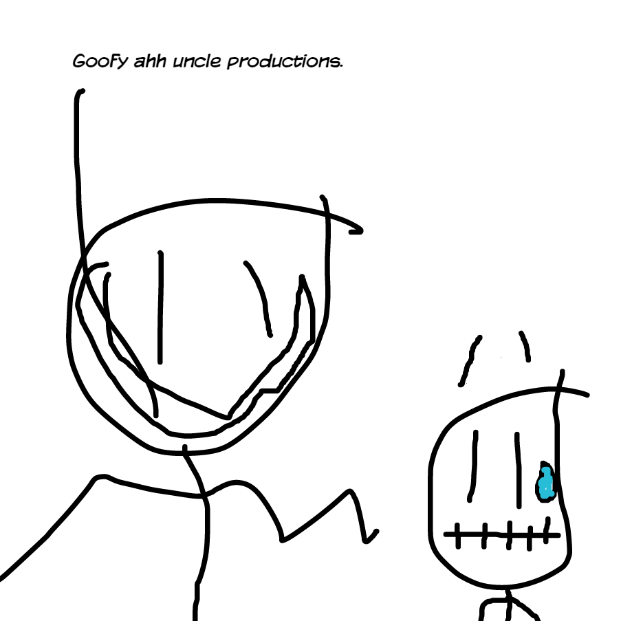 Drawing in Goofy ahh uncle by amongus