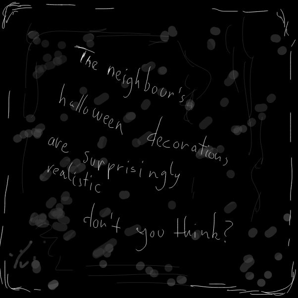 Drawing in Creepy TV Message 2 by Peyocay