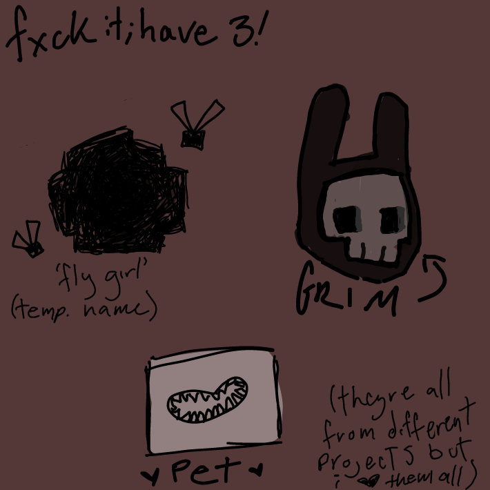 Drawing in OC jam by pantsless dog