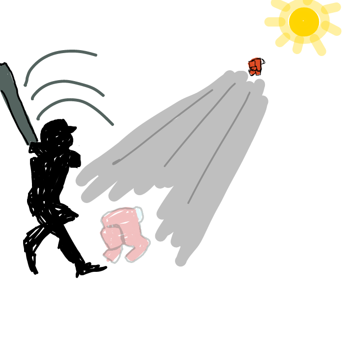 Drawing in among us red sus by pantsless dog