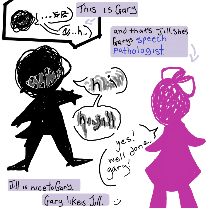 Drawing in This is Gary  by pantsless dog