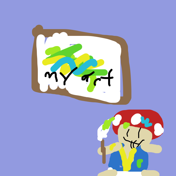 Drawing in Toad makes art by Turkeysandwicj