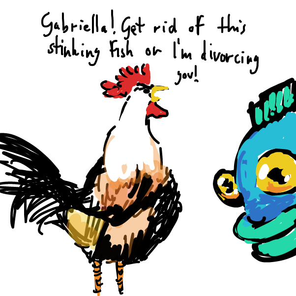 "the smell is so thick I'm afraid to light a cigarette wtf"
 - Online Drawing Game Comic Strip Panel by Peyocay