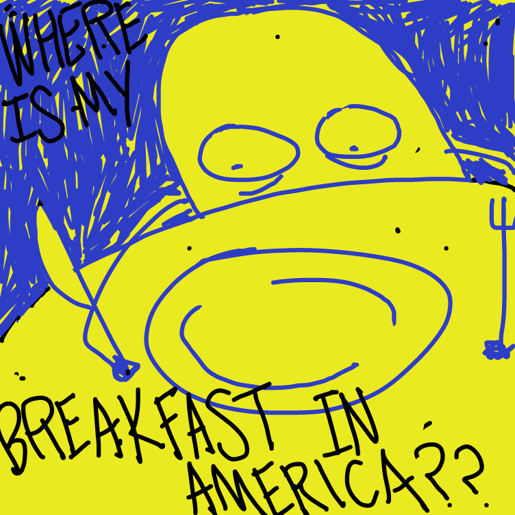 Drawing in Breakfast in America by nooz