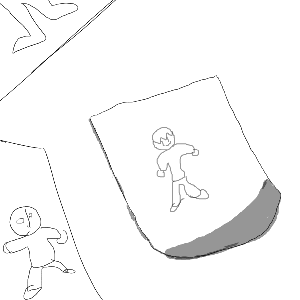 Drawing in the first art style in your life by FifaSam