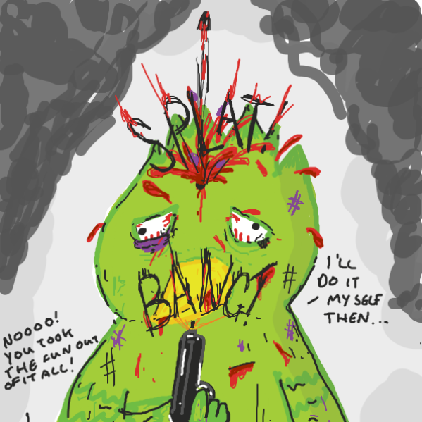  - Online Drawing Game Comic Strip Panel by joshyouart