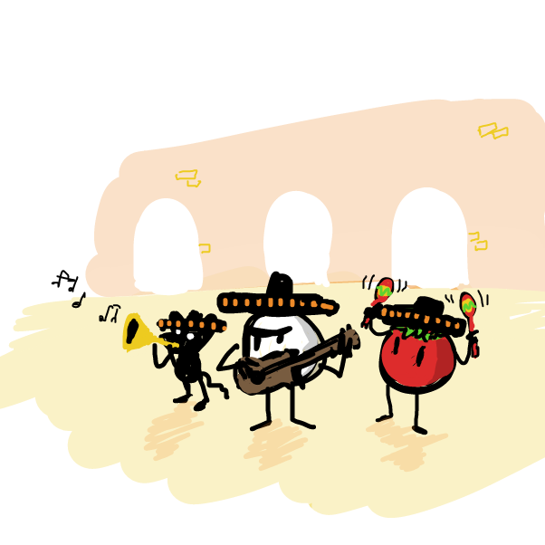 any modern song performed by a mariachi band
 - Online Drawing Game Comic Strip Panel by Peyocay
