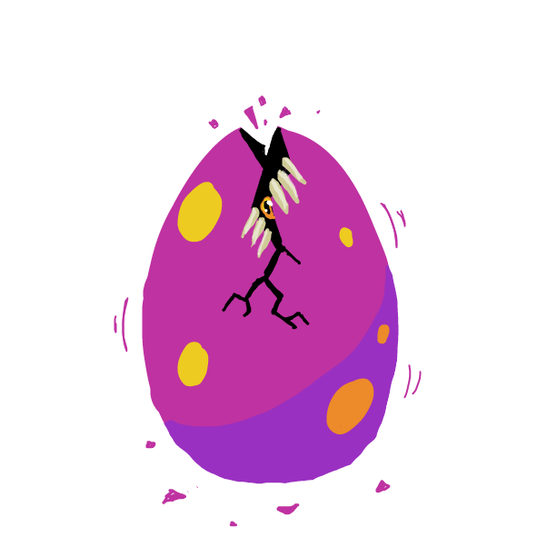 Drawing in New egg by SeanTrunks