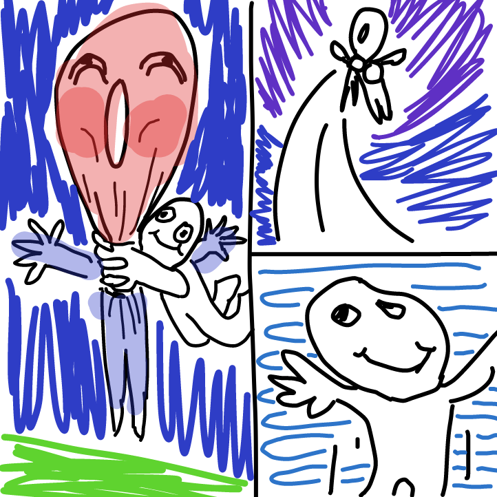  - Online Drawing Game Comic Strip Panel by dust