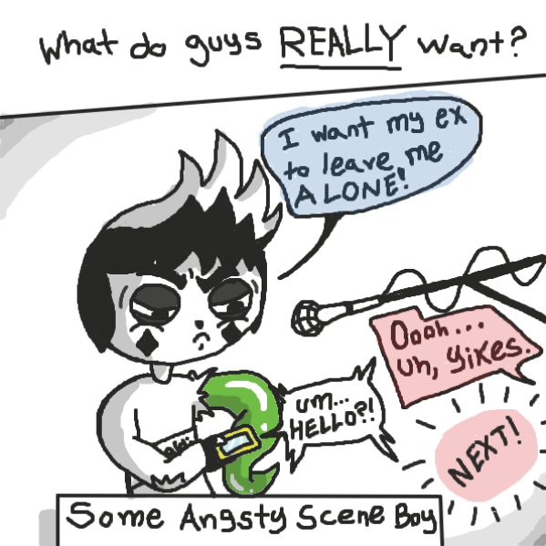 Sounds like boii problems! ;w; - Online Drawing Game Comic Strip Panel by xavvypls