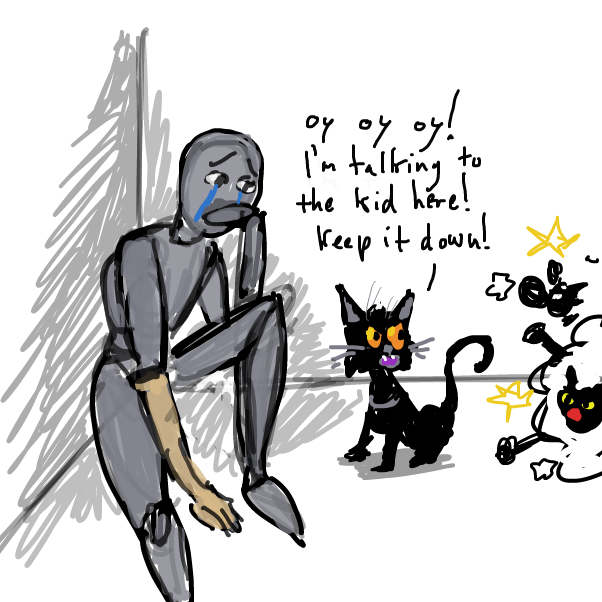 "see what I need to put up with?"
 - Online Drawing Game Comic Strip Panel by Peyocay