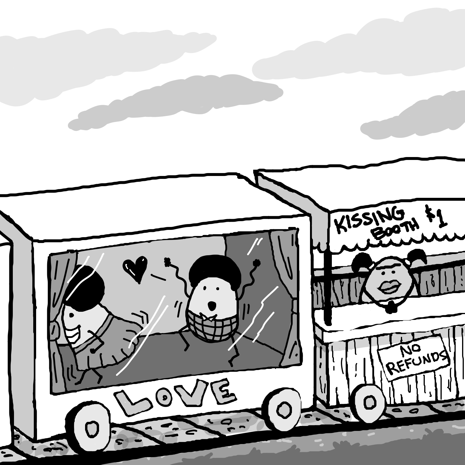  - Online Drawing Game Comic Strip Panel by Painovoima