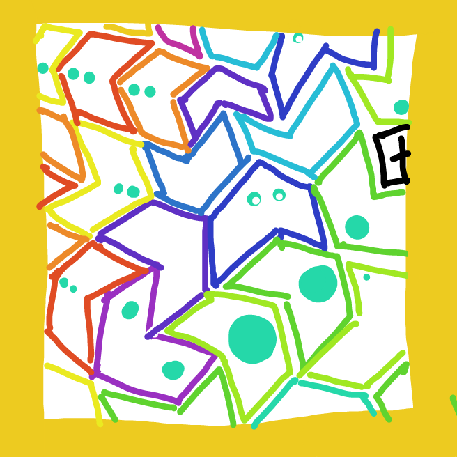 i don't think this tiling works - Online Drawing Game Comic Strip Panel by cymno