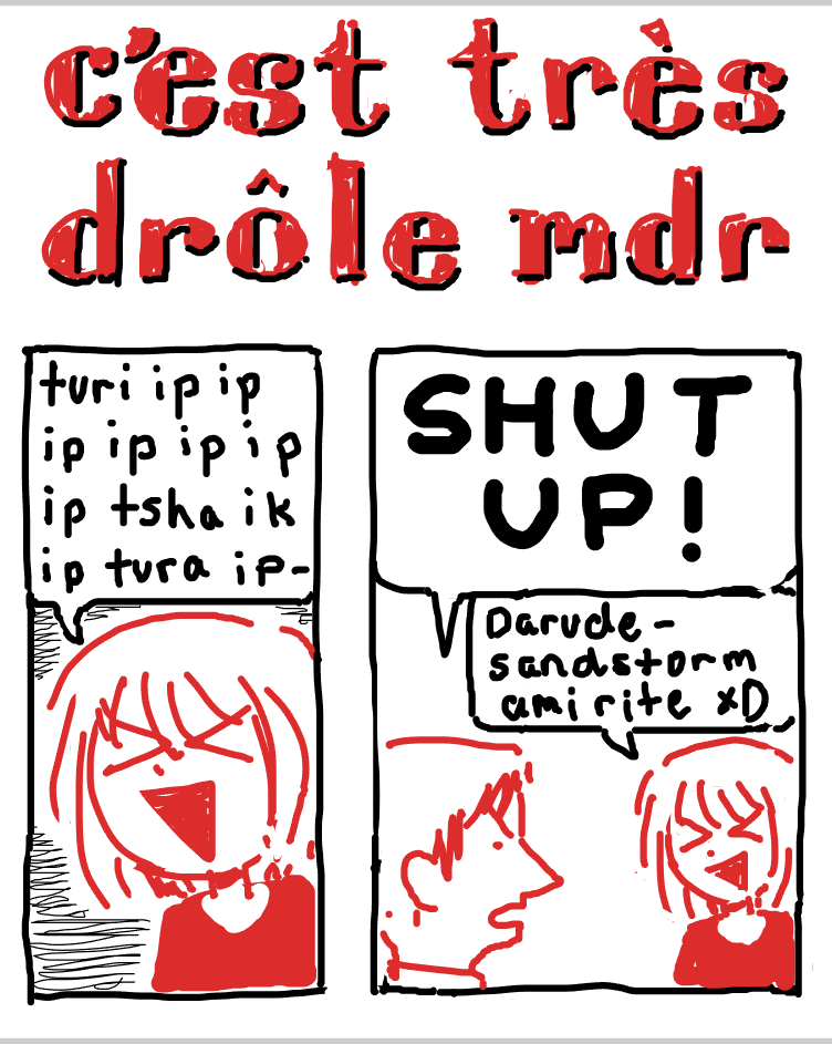 Drawing in c'est tres drole mdr by nooz