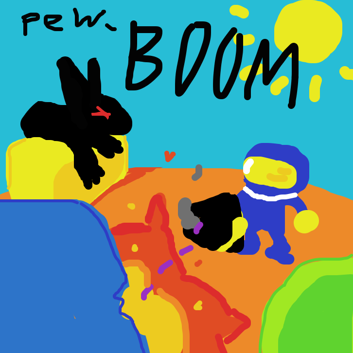 train gets friggin oblit - Online Drawing Game Comic Strip Panel by Cheddar Teeth